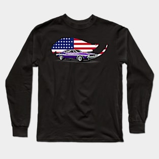 Plymouth USA Print Long Sleeve T-Shirt